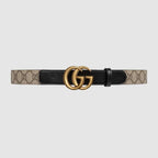 GG belt with Double G buckle