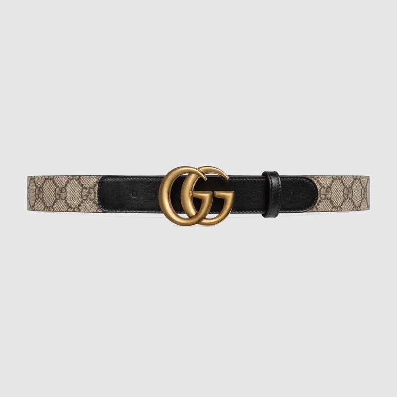 GG belt with Double G buckle
