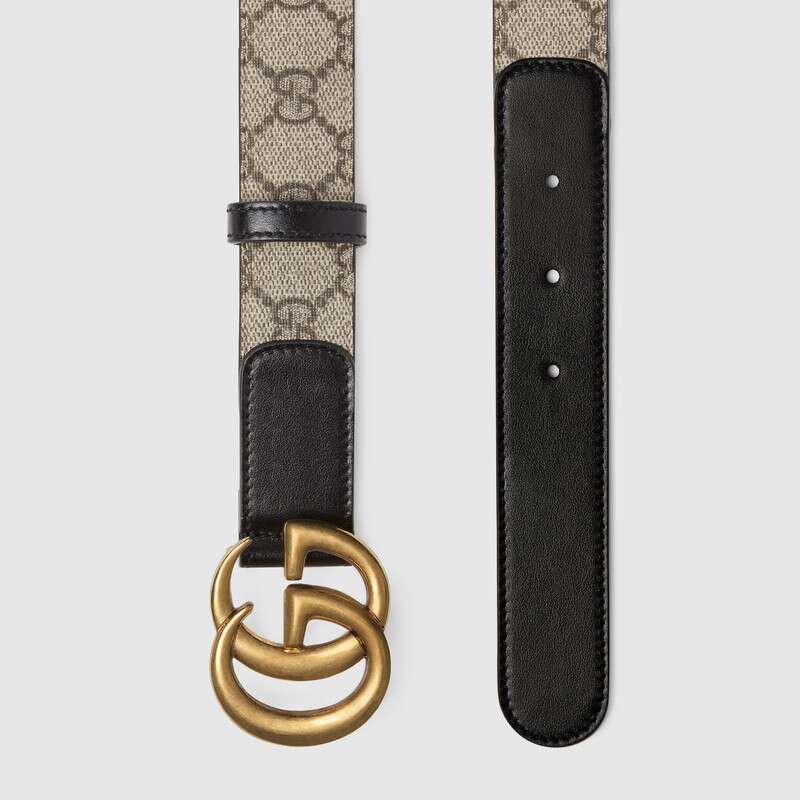 GG belt with Double G buckle