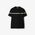 Striped Cotton T-shirtPrice undefined Colour: Black