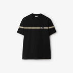 Striped Cotton T-shirtPrice undefined Colour: Black