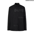 Burberry Horseferry Print Cotton Oxford Oversized Shirt