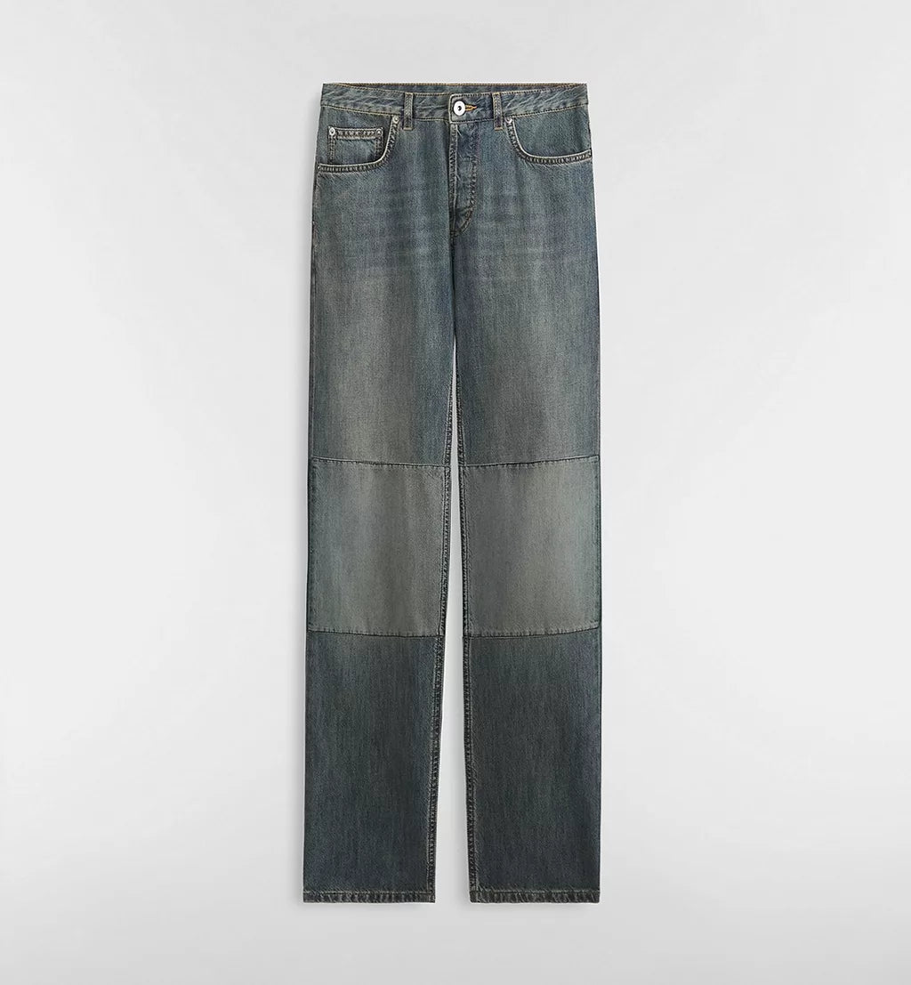 Regular-Fit Jeans with Patches