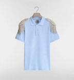 Polo Shirt with Epaulets, Regular Fit