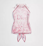 Dioriviera Toile de Jouy Floral Garden Dior Silk Top