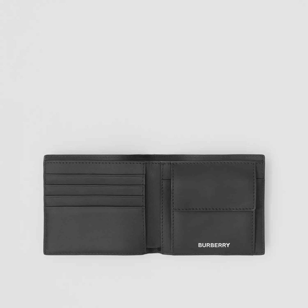 Burberry London Check International Bifold Coin Wallet