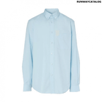 Burberry Monogrom Motif Stretch Cotton Poplin Shirt