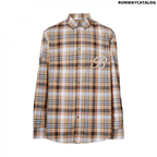 Burberry Embroidered B Motif Stretch Cotton Shirt