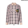 Burberry Varsity Graphic Check Technical Cotton Overshirt