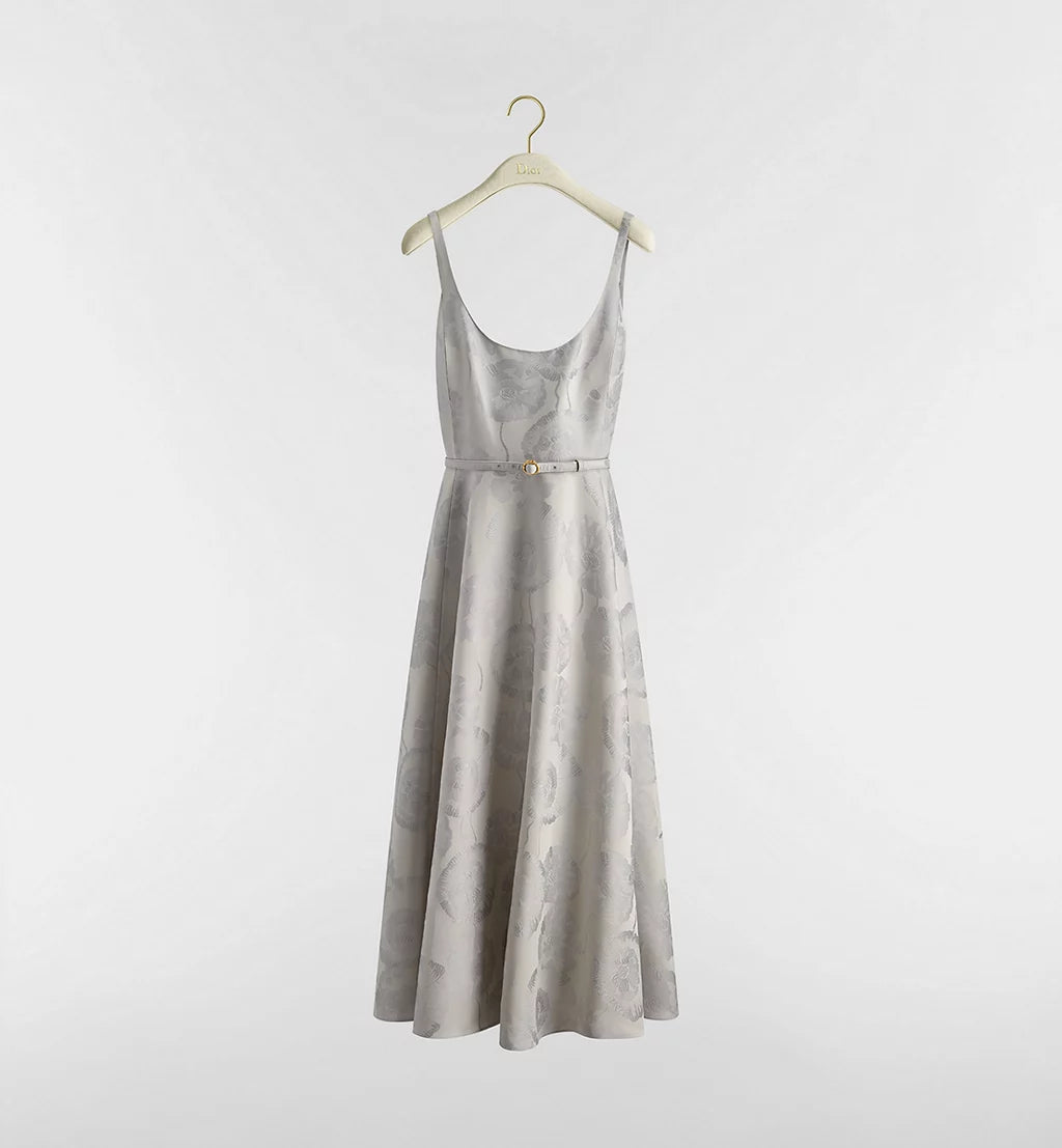 Mid-Length Belted Dress