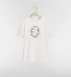 Dior Qixi Embroidered Fitted T-Shirt