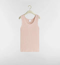 Embroidered Fitted Tank Top