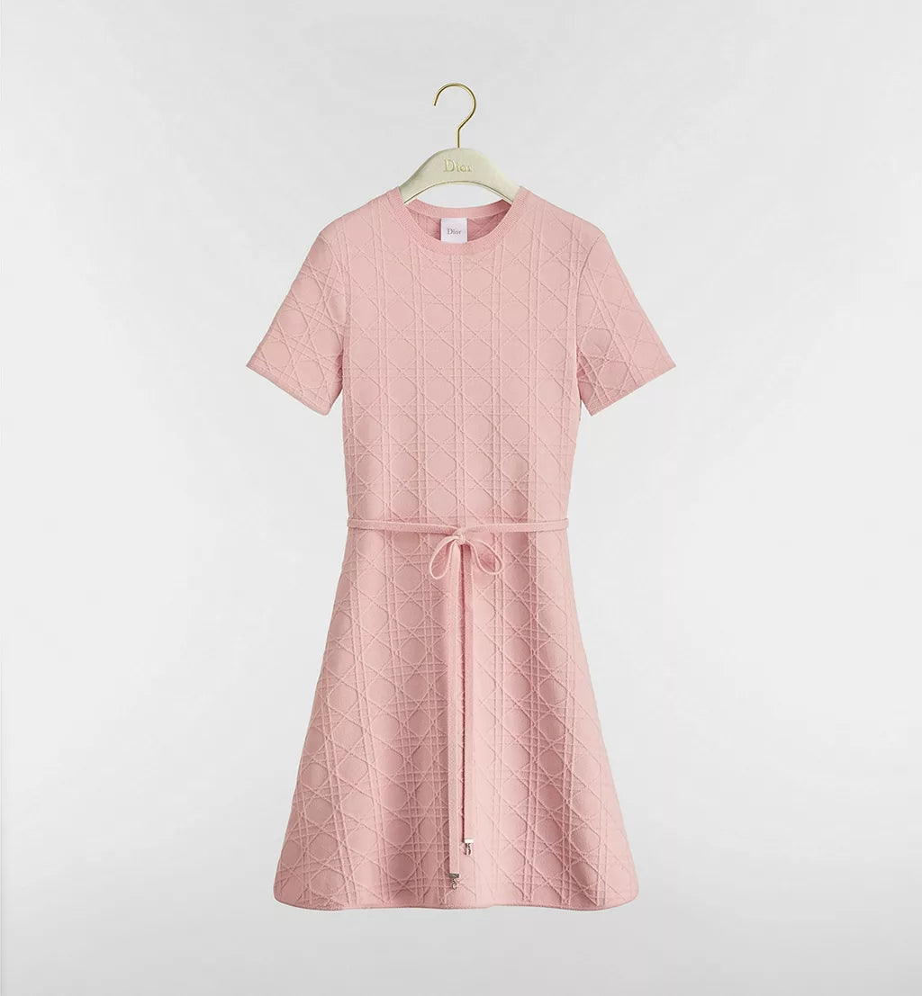 Short Flared Cannage Dress