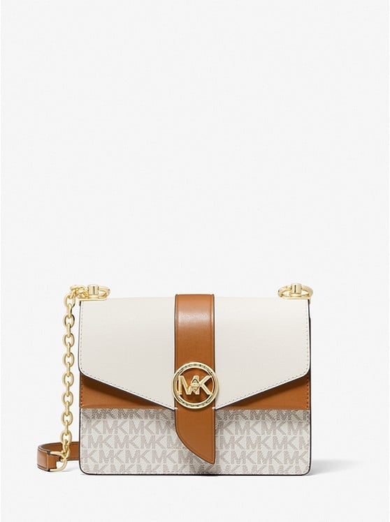 Michael Kors Greenwich Small Leather Crossbody Bag