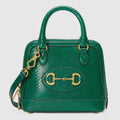 Gucci Horsebit Python Mini Top Handle Bag