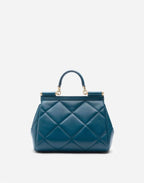 Dolce &amp; Gabbana Medium Sicily Bag in Aria Matelassé Calfskin