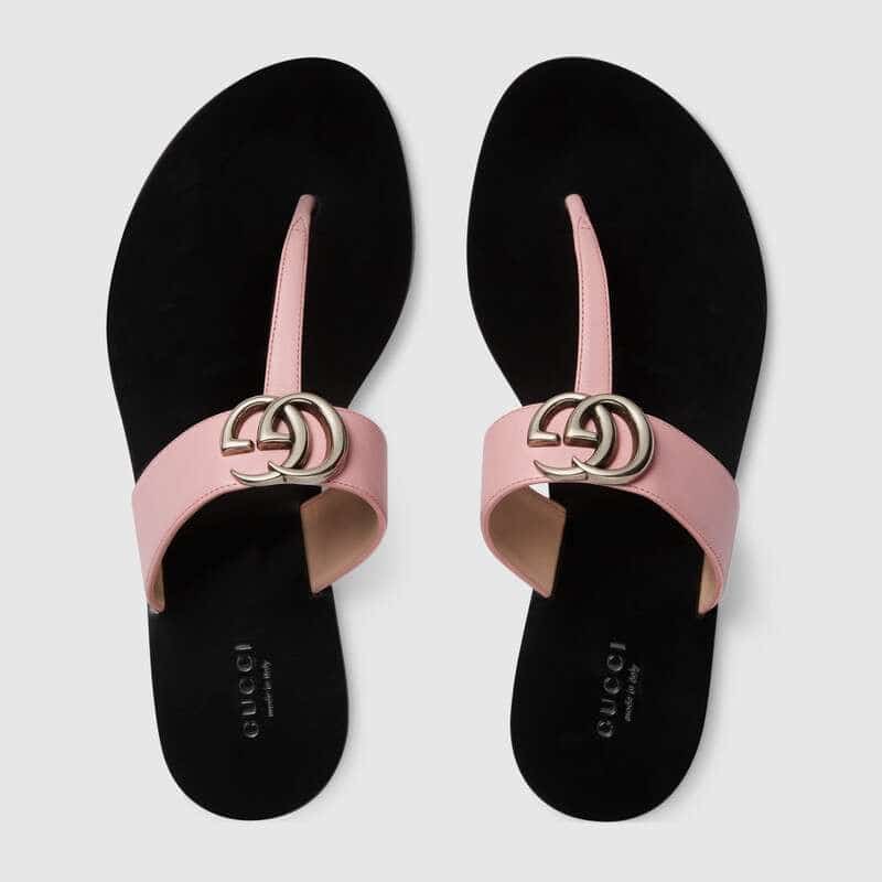 Gucci Women’s leather thong sandal