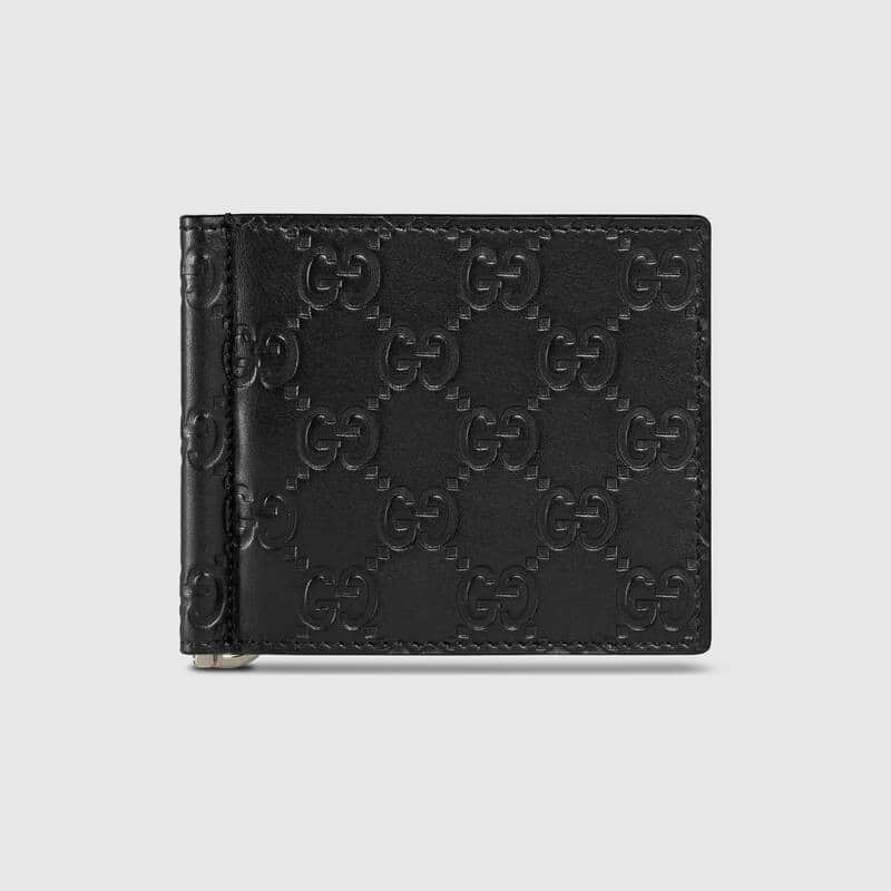 Gucci Signature Money Clip Wallet