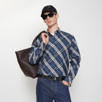 Burberry Relaxed Fit Check Cotton Shirt