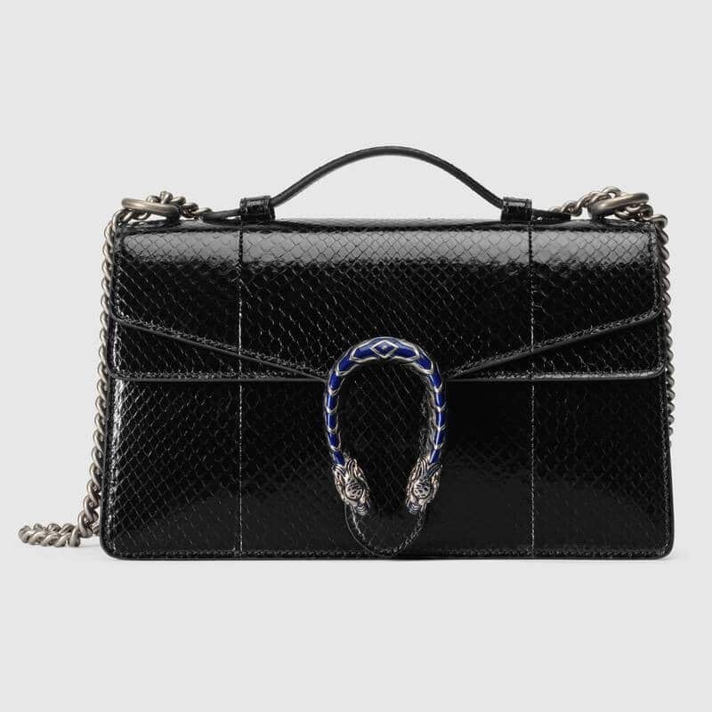 Gucci Dionysus python top handle bag