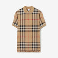 Check Cotton Jacquard Polo Shirt