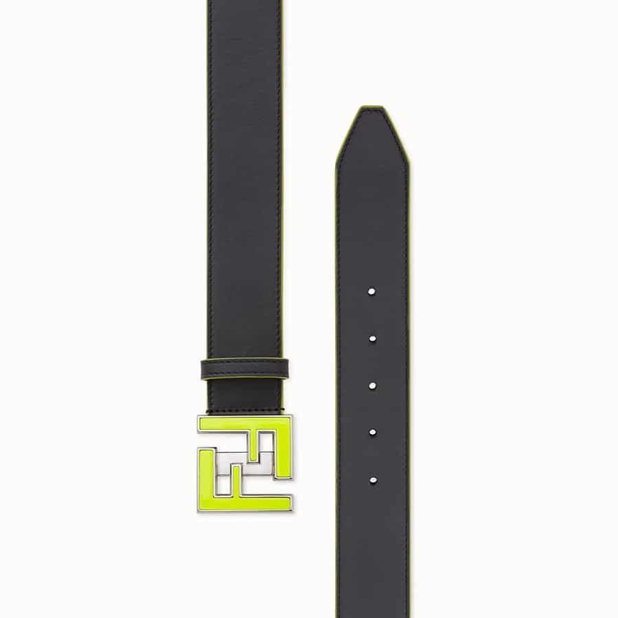 Fendi Black leather belt