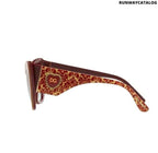 Dolce & Gabbana Butterfly Red Decor Sunglasses