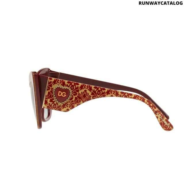 Dolce & Gabbana Butterfly Red Decor Sunglasses