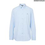 Burberry Classic Fit Embroidered EKD Cotton Oxford Shirt