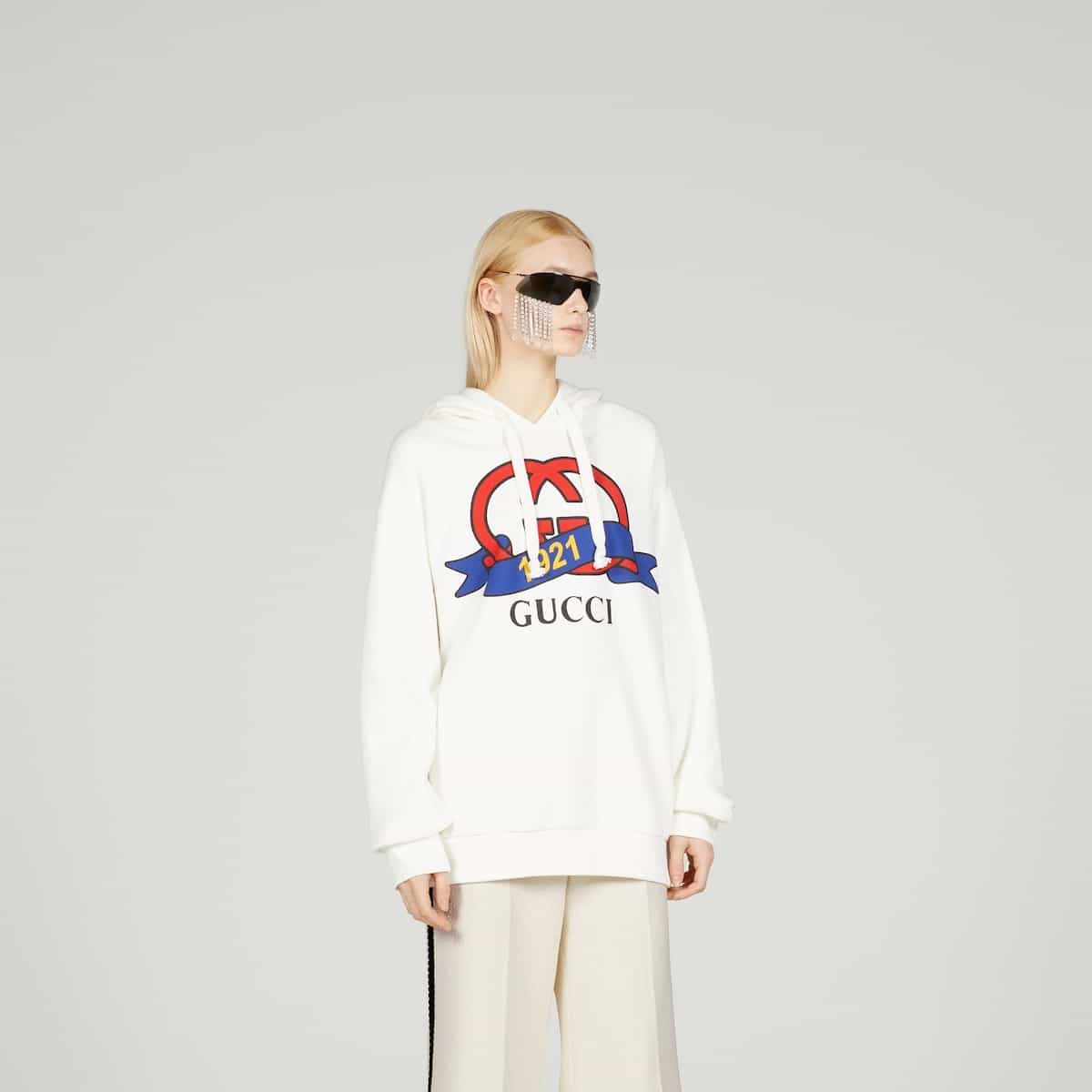 INTERLOCKING G 1921 PRINT SWEATSHIRT