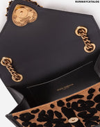 DOLCE &amp; GABBANA MEDIUM DEVOTION BAG IN VELVET STITCH