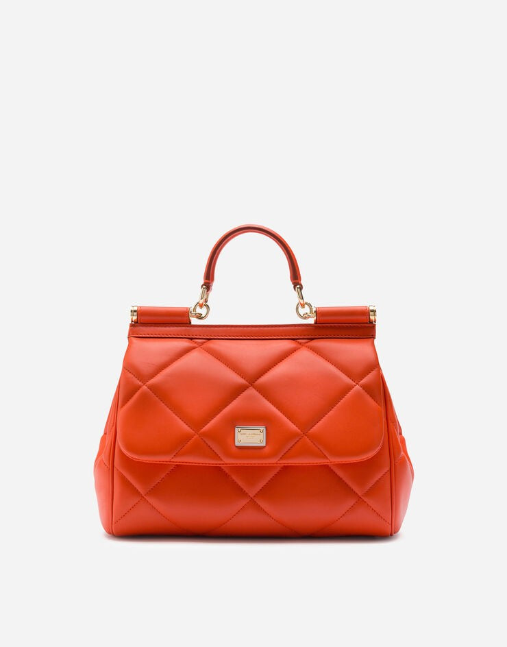 Dolce &amp; Gabbana Medium Sicily bag in aria matelassé calfskin