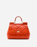 Dolce &amp; Gabbana Medium Sicily bag in aria matelassé calfskin