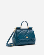 Dolce &amp; Gabbana Medium Sicily Bag in Aria Matelassé Calfskin