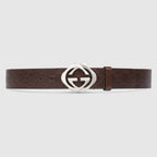 Gucci Guccissima Belt with Square G Buckle
