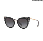 Dolce & Gabbana Butterfly Rose Gold Sunglasses