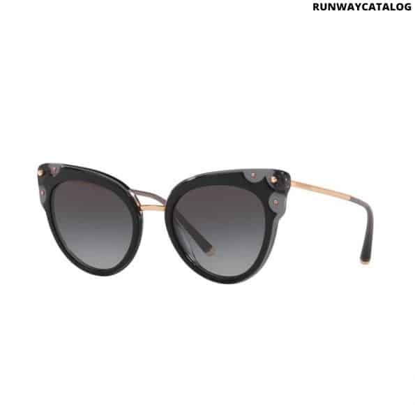 Dolce & Gabbana Butterfly Rose Gold Sunglasses