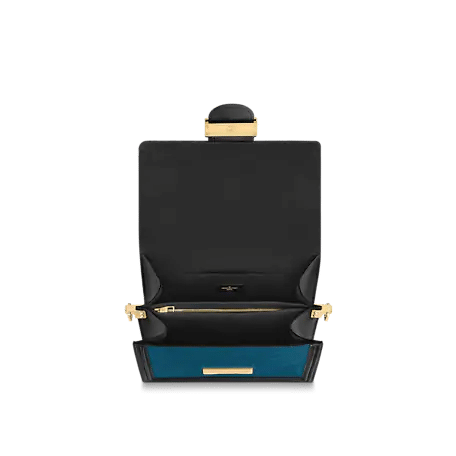 Louis Vuitton Dauphine MM Bag in Navy Blue