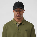 Monogram Motif Cotton Piqué Polo Shirt