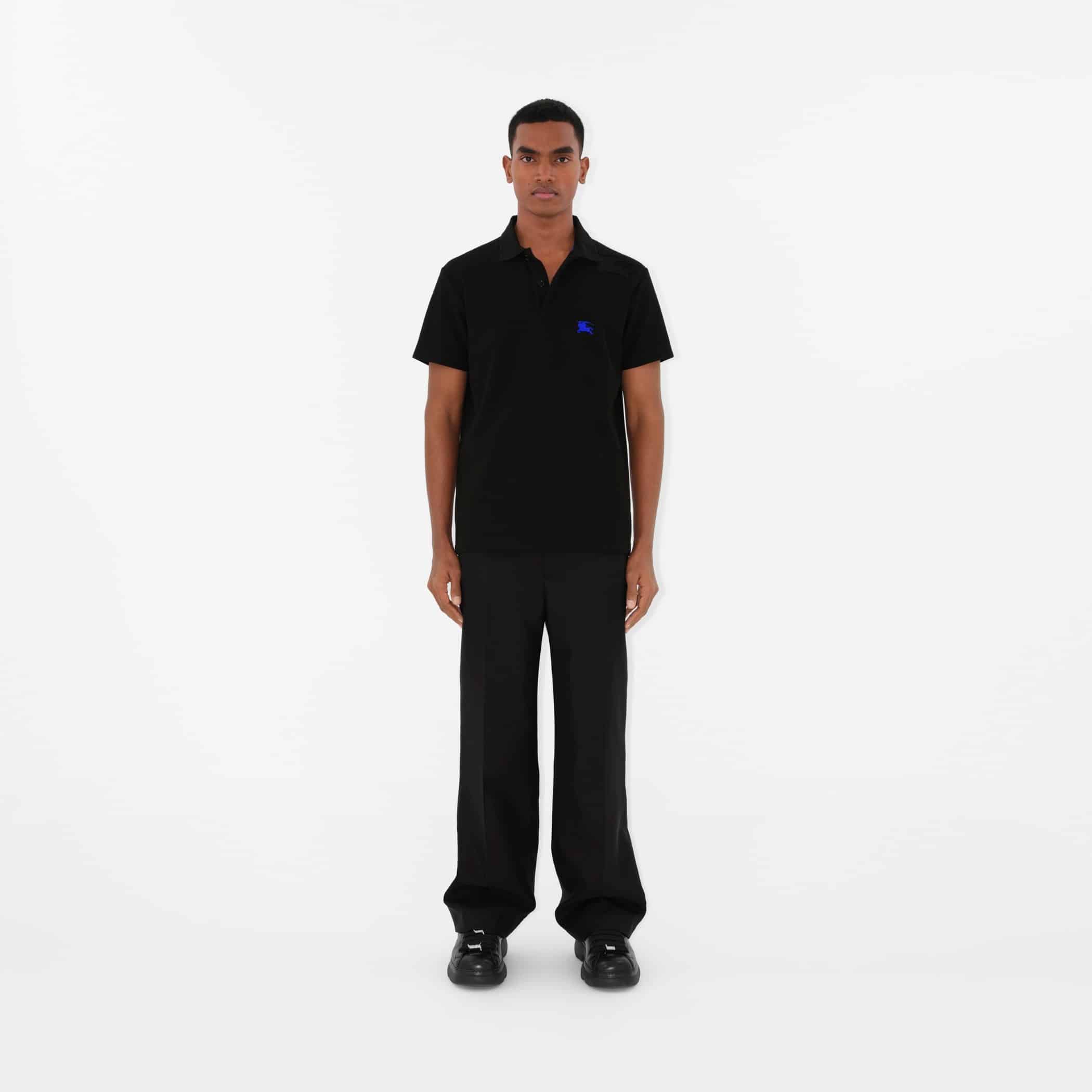 Cotton Polo ShirtPrice undefined Colour: Black