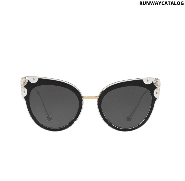 Dolce & Gabbana Butterfly Black Gold Sunglasses
