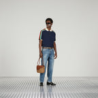 COTTON JERSEY POLO SHIRT WITH WEB
