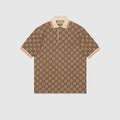 GG COTTON SILK POLO SHIRT