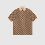GG COTTON SILK POLO SHIRT