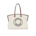 Burberry Large Logo Graphic Cotton Canvas Society Tote