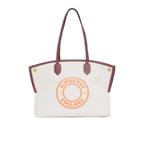 Burberry Medium Logo Graphic Cotton Canvas Society Tote