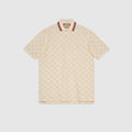 COTTON PIQUET POLO WITH GG