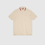 COTTON PIQUET POLO WITH GG