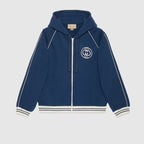 COTTON JERSEY SWEATSHIRT WITH PATCH