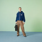 COTTON JERSEY SWEATSHIRT WITH PATCH